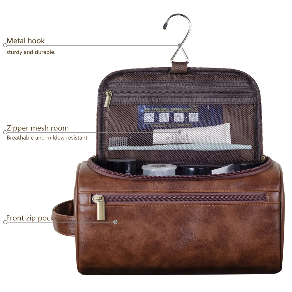 Wearclo | Premium leather toiletry bag for travelers