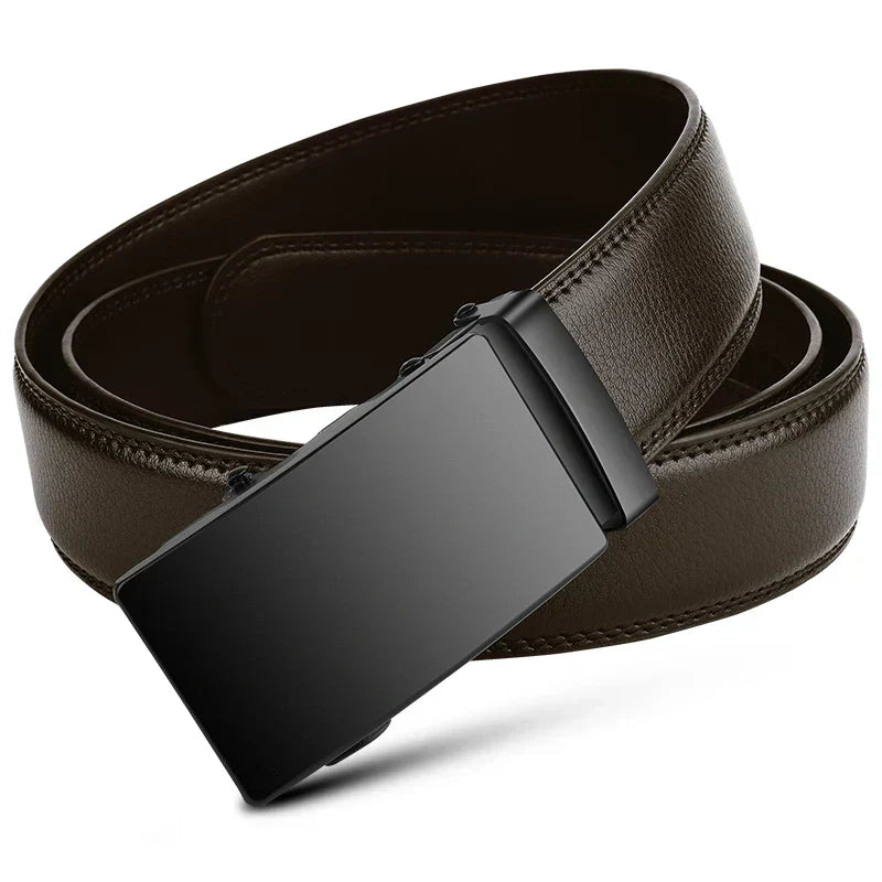Wearclo | Premium PU Leather Belt – Luxury Automatic Buckle for Men