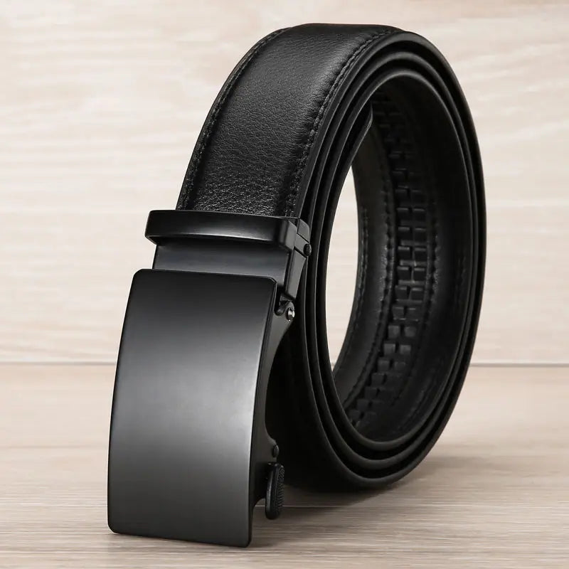 Wearclo | Premium PU Leather Belt – Luxury Automatic Buckle for Men