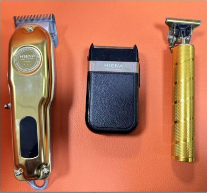 Wearclo | Professional Hair Clippers for Men Gold Set | Gold Cordless Clippers