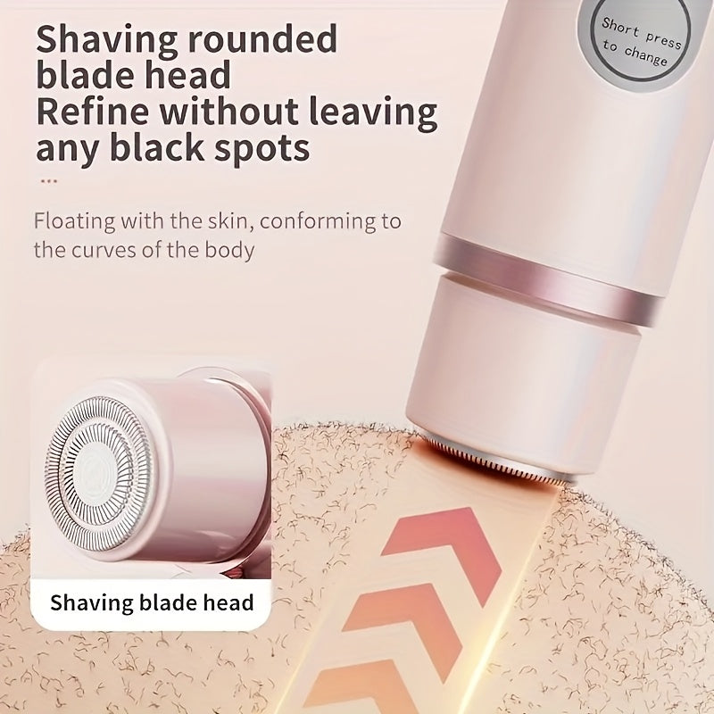Wearclo | PureSilk | Wireless Women's Trimmer – Gentle Hair Removal for Face and Body