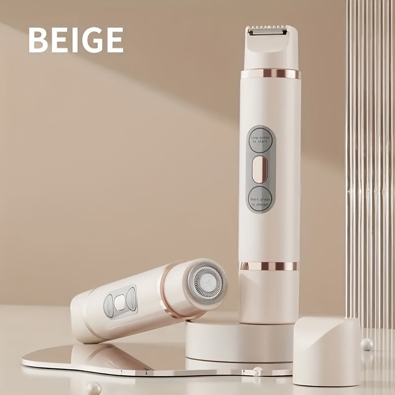 Wearclo | PureSilk | Wireless Women's Trimmer – Gentle Hair Removal for Face and Body