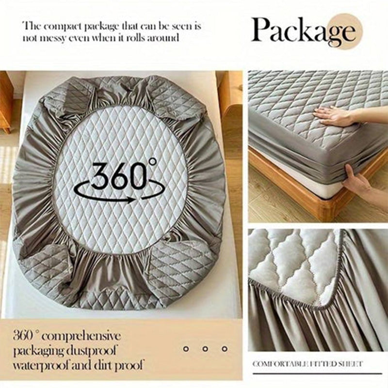 Wearclo | Quilted Waterproof Mattress Protector with Quilted Design