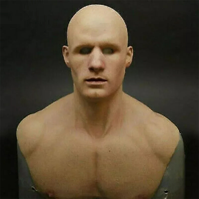 Wearclo | Realistic Latex Mask | Halloween Cosplay Costume | Full Face