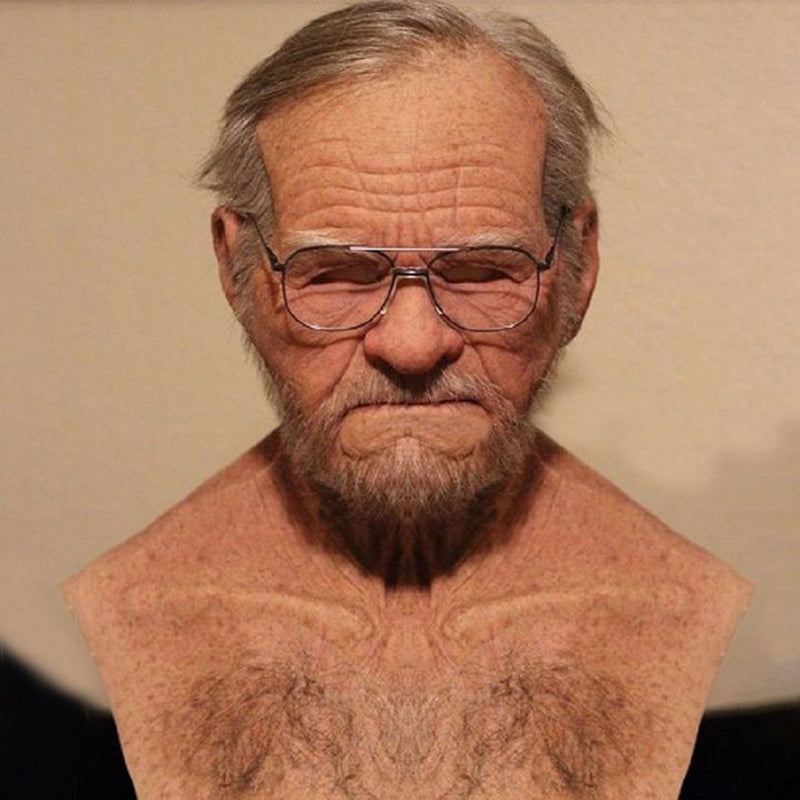 Wearclo | Realistic Latex Mask | Halloween Cosplay Costume | Full Face