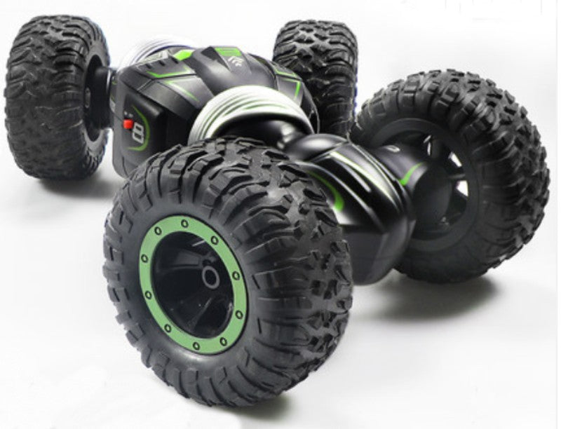Wearclo | Rechargeable 4WD Stunt Off-road Remote Control Car with Lithium Battery, Rubber Vacuum Tires, Suitable for Driving on Various Bumpy Roads, for Adults and Children