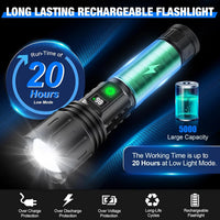 Wearclo | Rechargeable LED Flashlight with Zoom