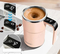 Wearclo | Rechargeable Self-Stirring Coffee Mug – Portable Electric Stainless Steel Mixer with Magnetic Rotation for Effortless Brewing