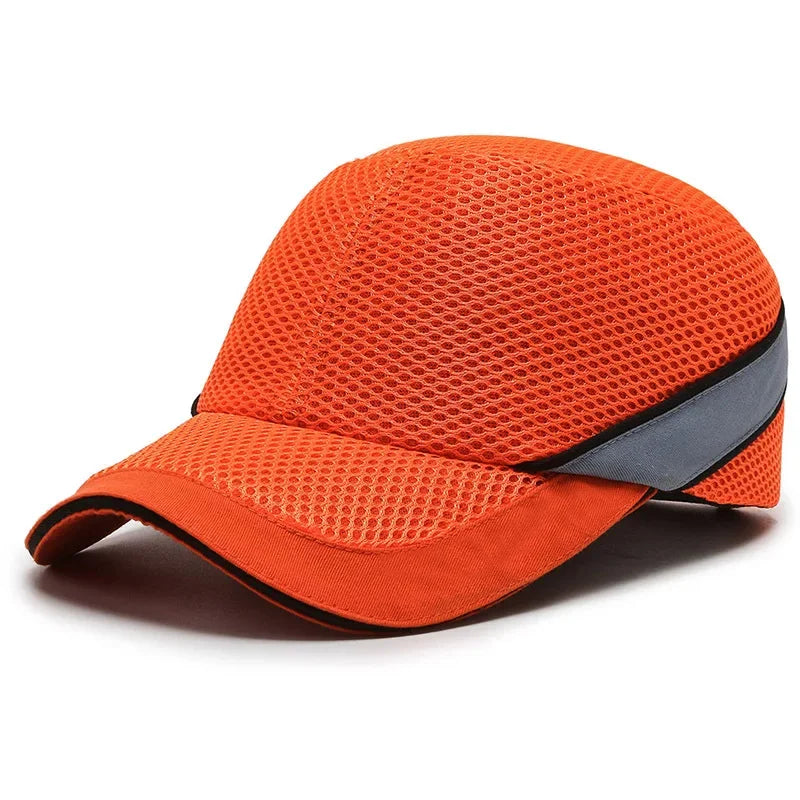 Wearclo | Red Safety Bump Cap - Helmet with hard ABS inner core for head protection at home, work, and factory