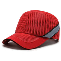 Wearclo | Red protective cap with ABS liner for workplace safety