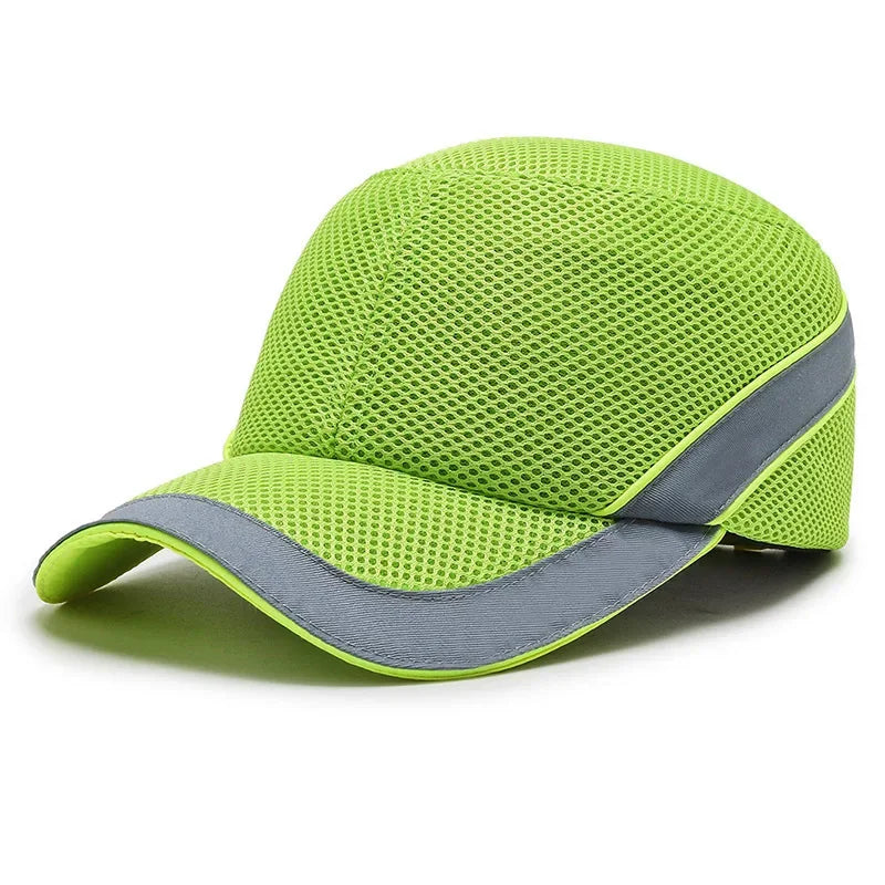 Wearclo | Red Safety Bump Cap - Helmet with hard ABS inner core for head protection at home, work, and factory