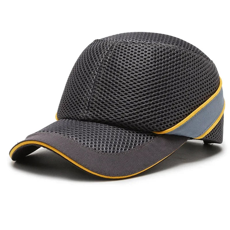 Wearclo | Red Safety Bump Cap - Helmet with hard ABS inner core for head protection at home, work, and factory