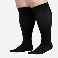 Wearclo | Ribbed Graduated Compression Knee-High Socks