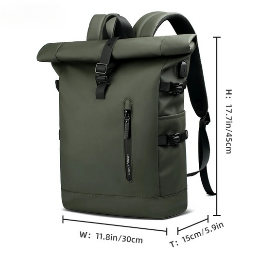 Wearclo | Roll-Top Bicycle Pannier Backpack