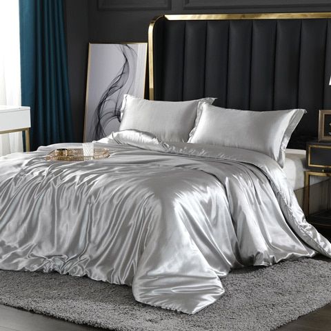 Wearclo | Satin Duvet Cover Set Smooth & Silky