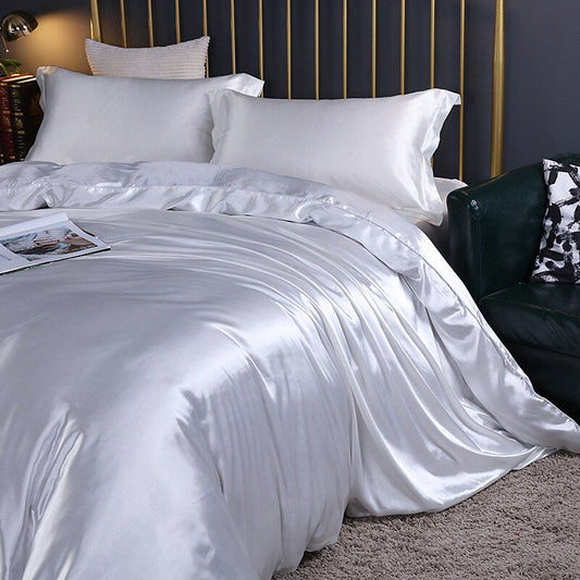 Wearclo | Satin Duvet Cover Set Smooth & Silky