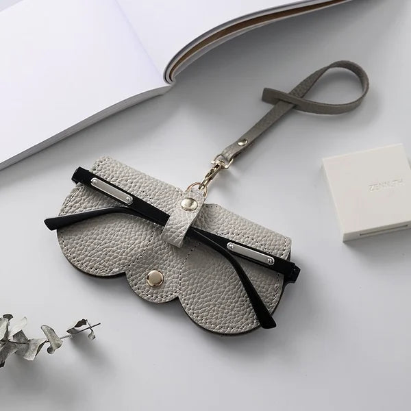 Wearclo | ShadeShield Soft Leather Sunglasses Case