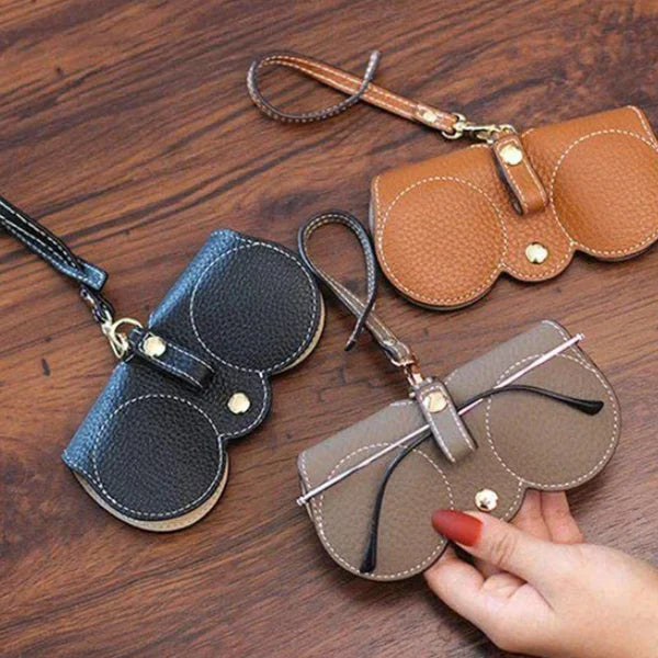 Wearclo | ShadeShield Soft Leather Sunglasses Case