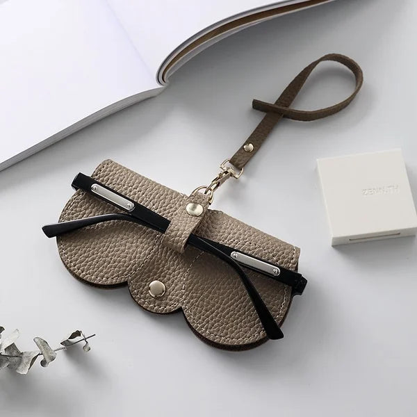 Wearclo | ShadeShield Soft Leather Sunglasses Case