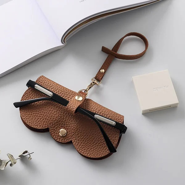 Wearclo | ShadeShield Soft Leather Sunglasses Case