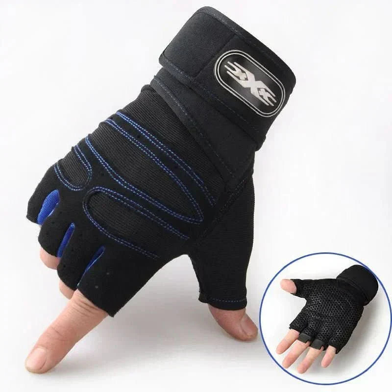 Wearclo | Shock-resistant training gloves with wrist support | For weight training, fitness & cycling