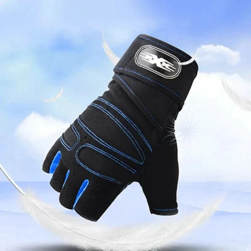 Wearclo | Shock-resistant training gloves with wrist support | For weight training, fitness & cycling