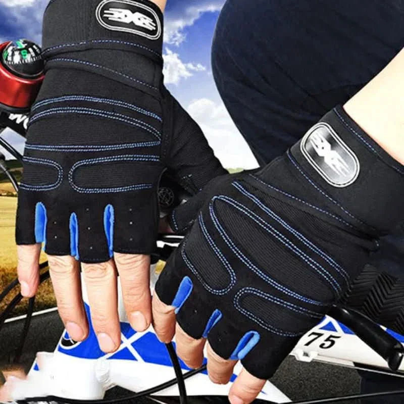 Wearclo | Shock-resistant training gloves with wrist support | For weight training, fitness & cycling