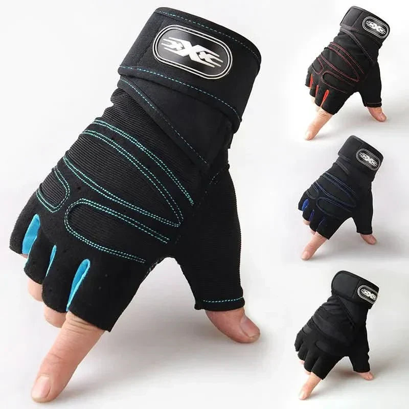 Wearclo | Shock-resistant training gloves with wrist support | For weight training, fitness & cycling