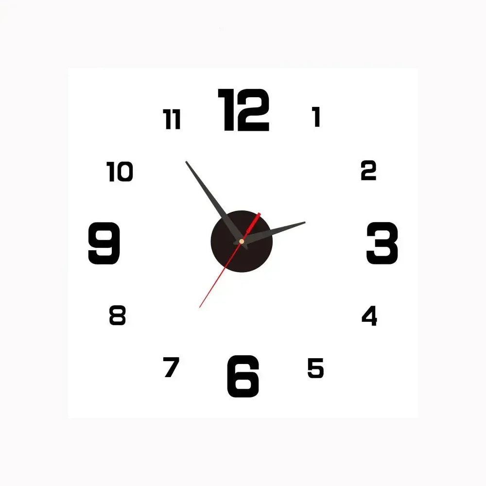 Wearclo | Silent Classic Wall Clock | Non-Ticking Elegant Timepiece for Bedroom & Office