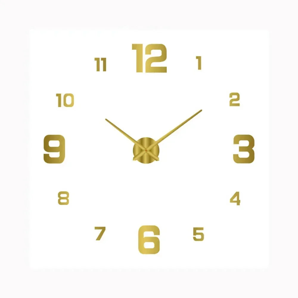 Wearclo | Silent Classic Wall Clock | Non-Ticking Elegant Timepiece for Bedroom & Office