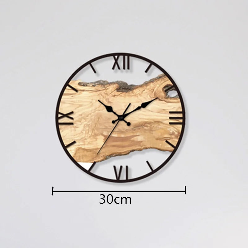 Wearclo | Silent Wall Clock Made of Acrylic and Wood