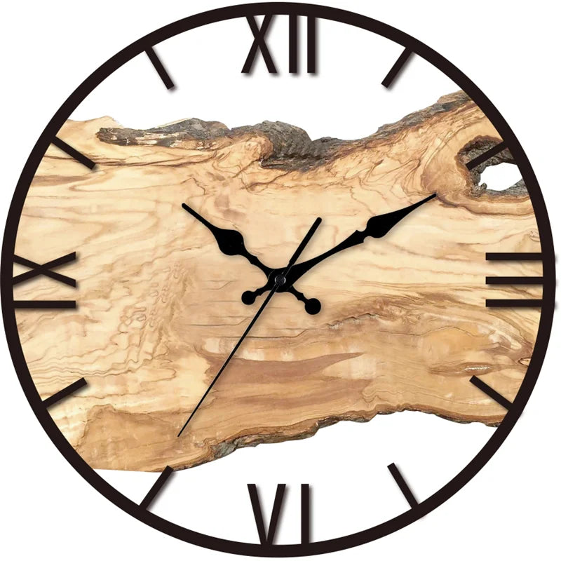 Wearclo | Silent Wall Clock Made of Acrylic and Wood