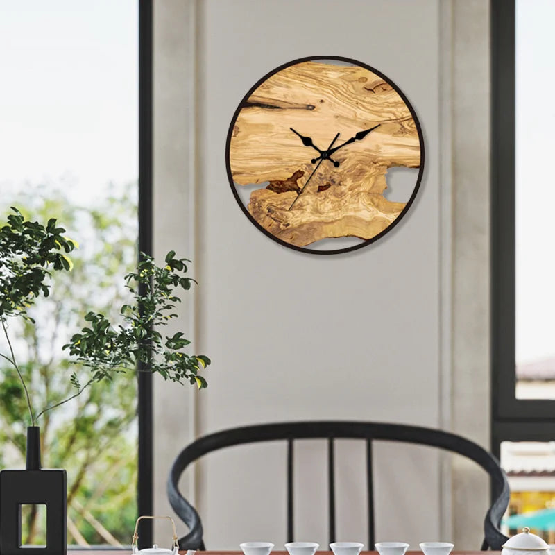 Wearclo | Silent Wall Clock Made of Acrylic and Wood