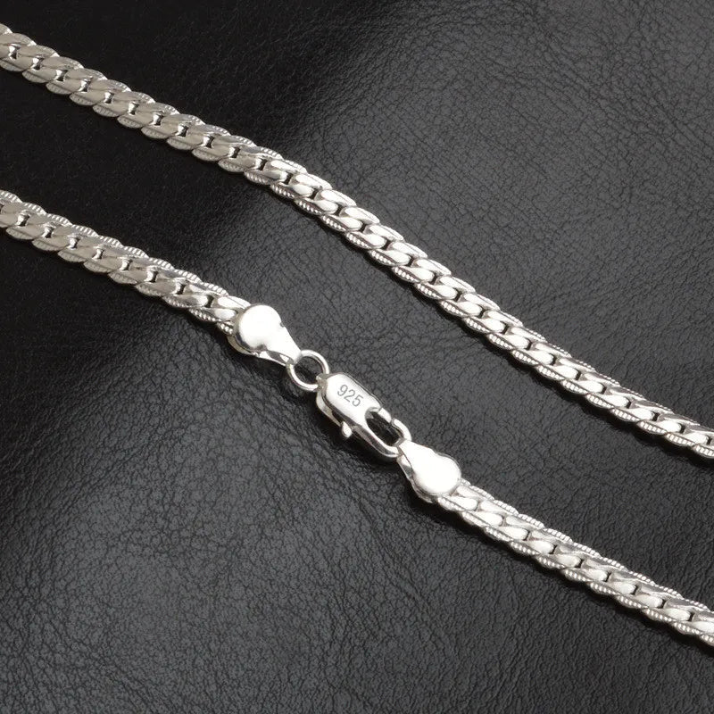 Wearclo | Silver Lucky Necklace – 925 Sterling Silver Necklace for Timeless Elegance