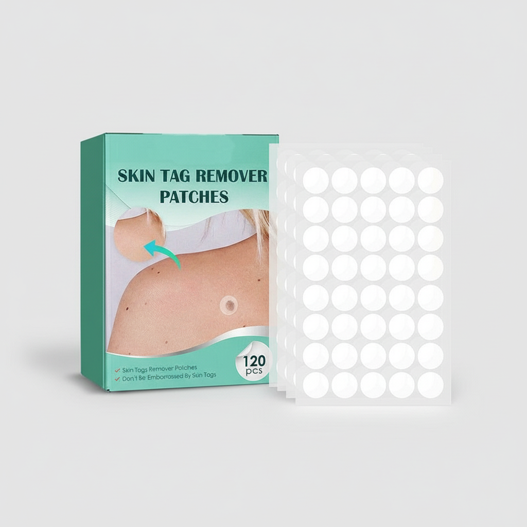 Wearclo | SkinClear Skin Tag Remover | Plaster for the Removal of Skin Tags & Warts | Hydrocolloid Technology | Pain-Free & Discreet | For All Skin Types | 144 Pieces