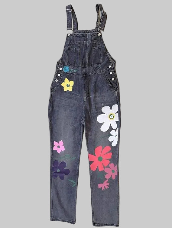Wearclo | Sleeveless Denim Overall