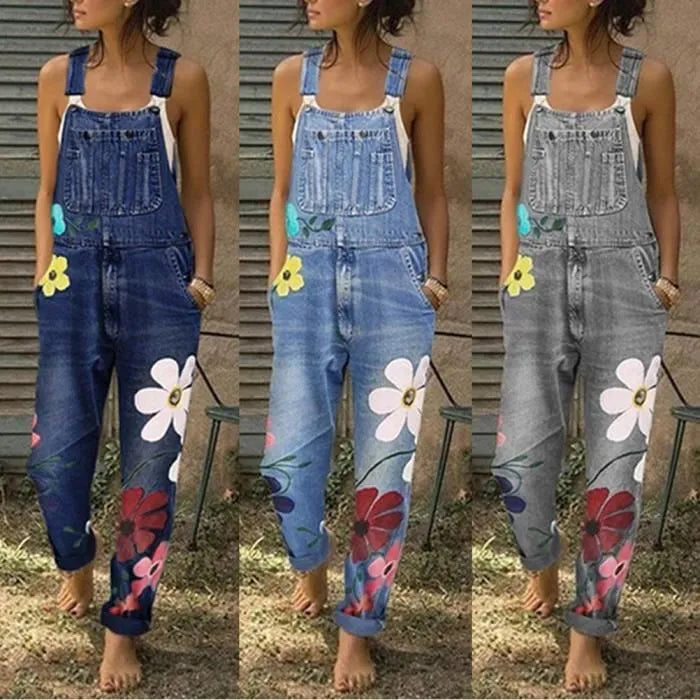Wearclo | Sleeveless Denim Overall