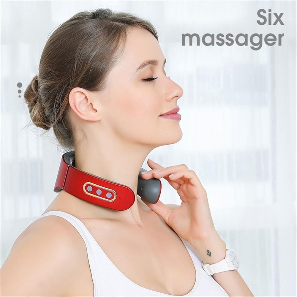 Wearclo | Smart 4D Neck and Shoulder Massager with Heat for Neck and Shoulder Relief