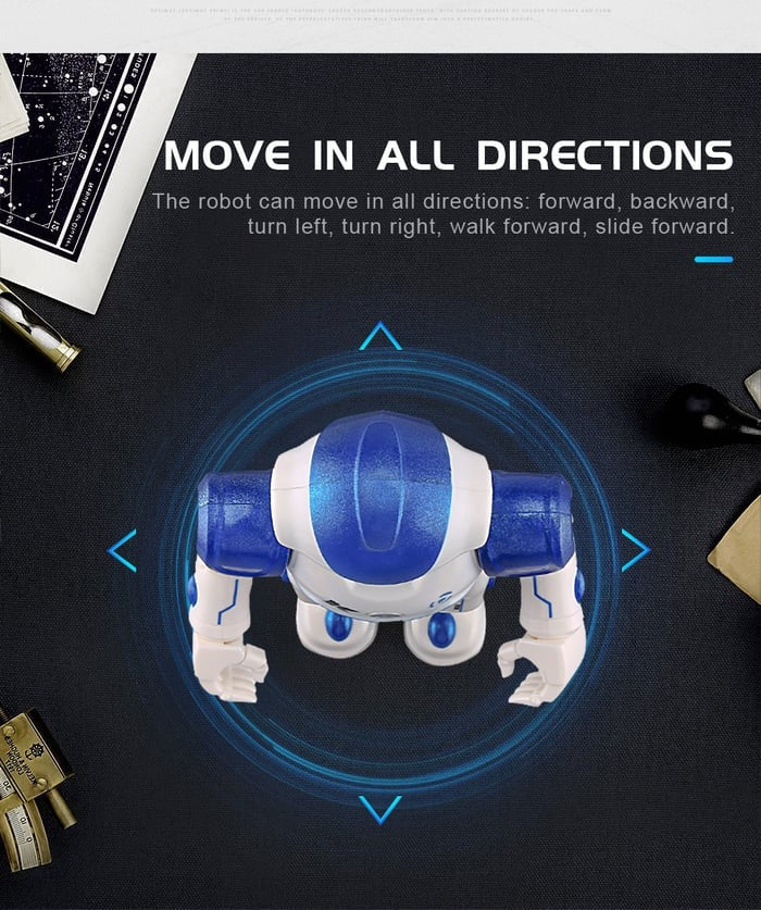 Wearclo | Smart Robot Toy for Kids | ThinkBot Interactive Learning Robot | Gesture Control | Dancing & Talking | Rechargeable