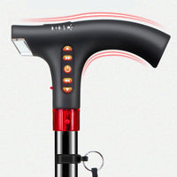 Wearclo | Smart Walking Stick | LED Light Radio & Alert Function | Adjustable