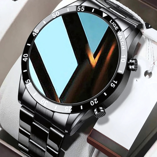 Wearclo | Smartwatch in Stainless Steel Modern Health Tracker