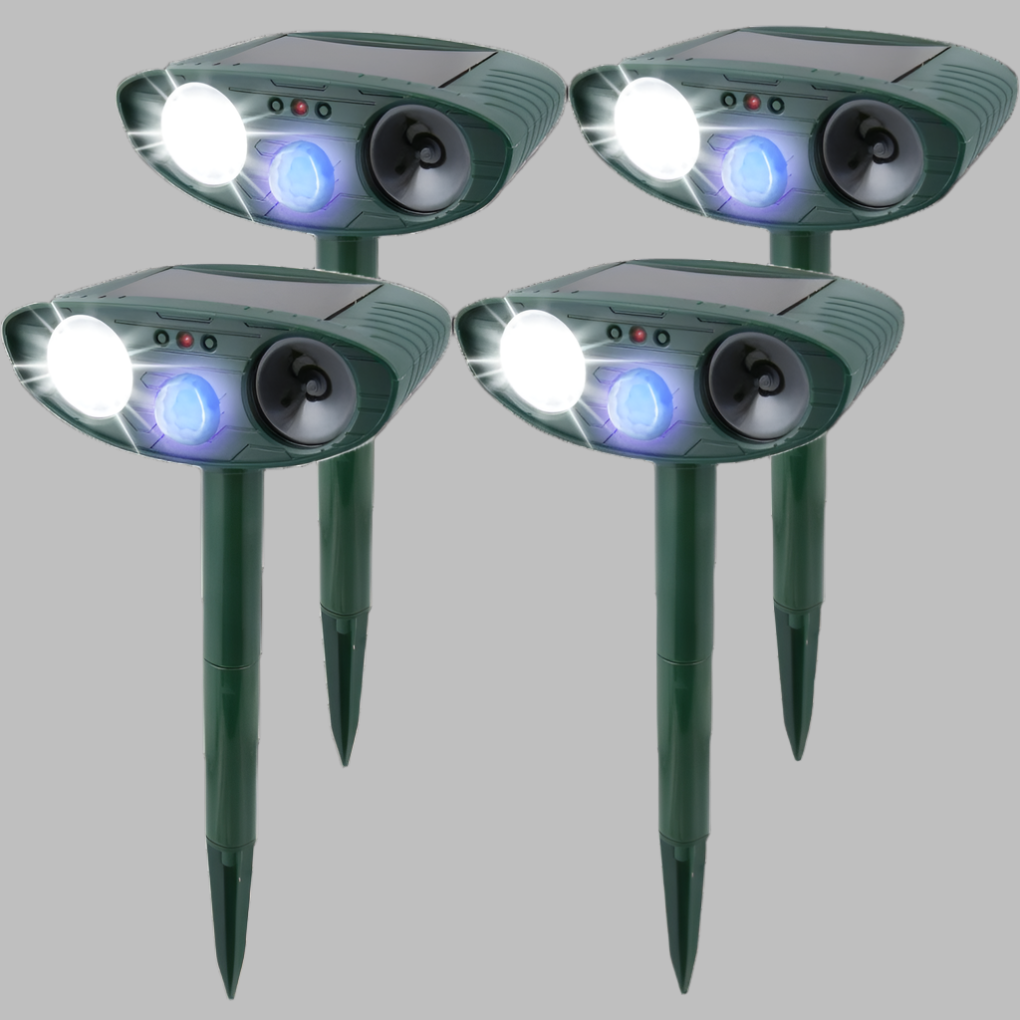 Wearclo | Solar Ultrasonic Pest Repeller with Flashing LED