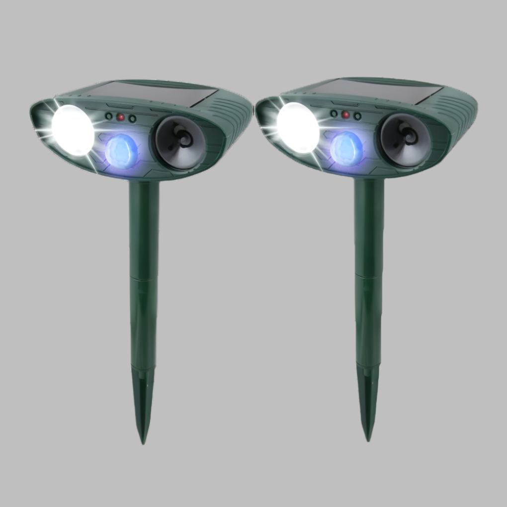 Wearclo | Solar Ultrasonic Rabbit Repeller with LED Flash