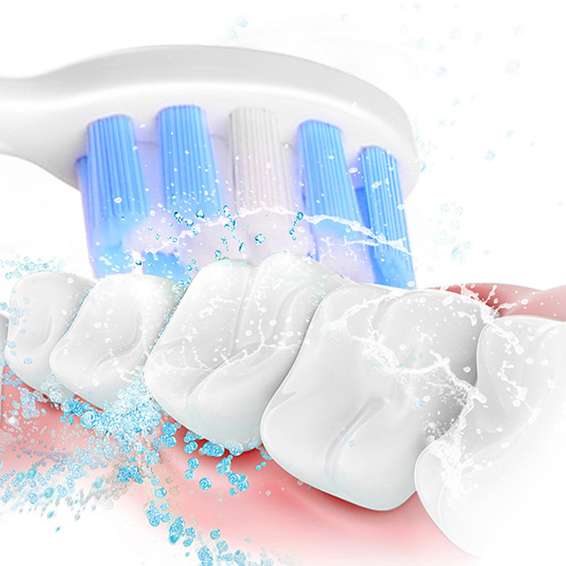 Wearclo | Sonic Electric Toothbrush | 6 Modes & IPX7 Waterproof | White, Black, Pink
