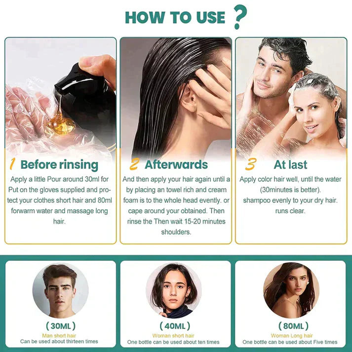Wearclo | SORT HAIR COLOR SHAMPOO (AYURVEDIC WITHOUT SIDE EFFECTS)