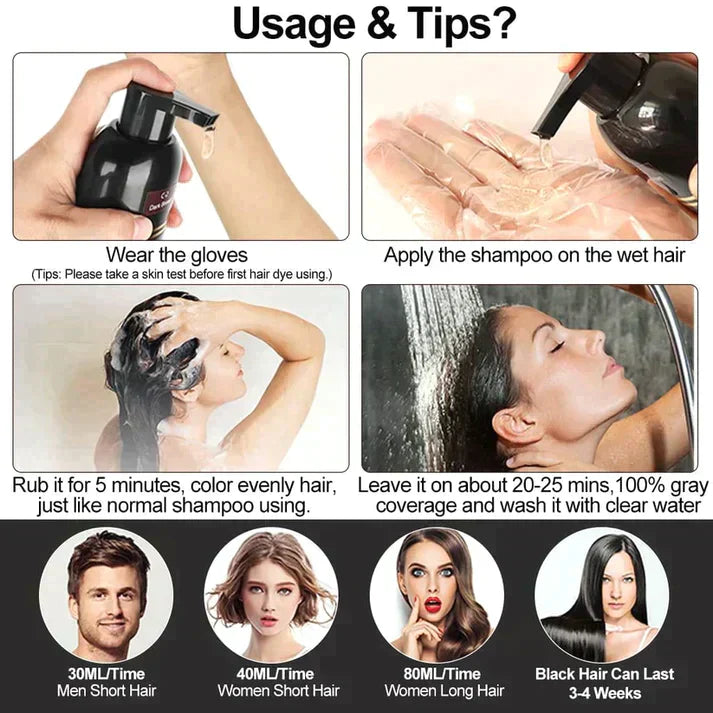 Wearclo | SORT HAIR COLOR SHAMPOO (AYURVEDIC WITHOUT SIDE EFFECTS)