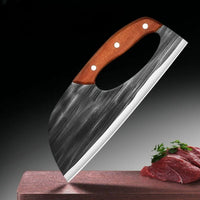 Wearclo | Forged Chef's Knife - Steel Blade, Wooden Handle
