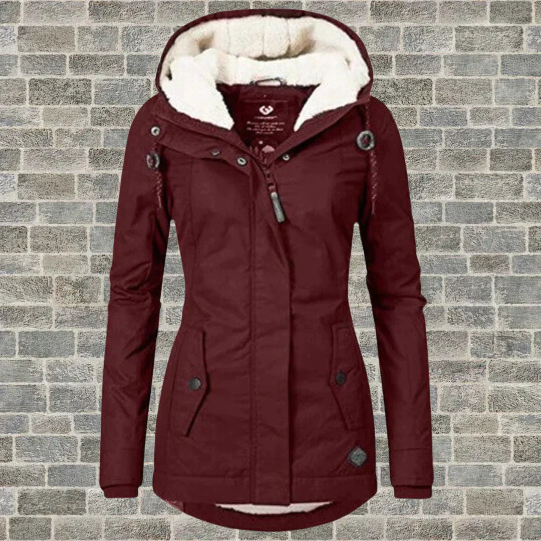Wearclo | Stylish Coat with Hood for Winter and Autumn