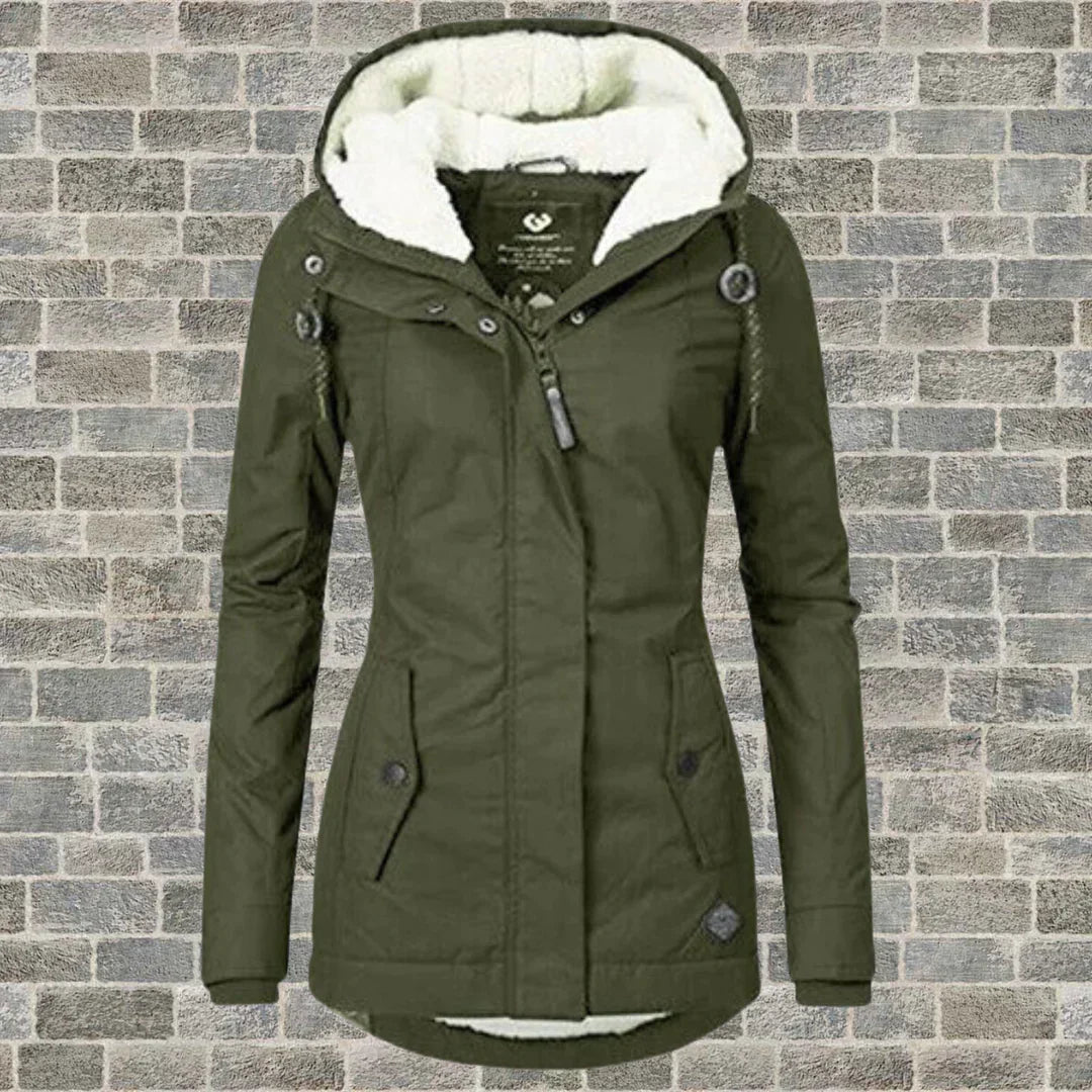 Wearclo | Stylish Coat with Hood for Winter and Autumn