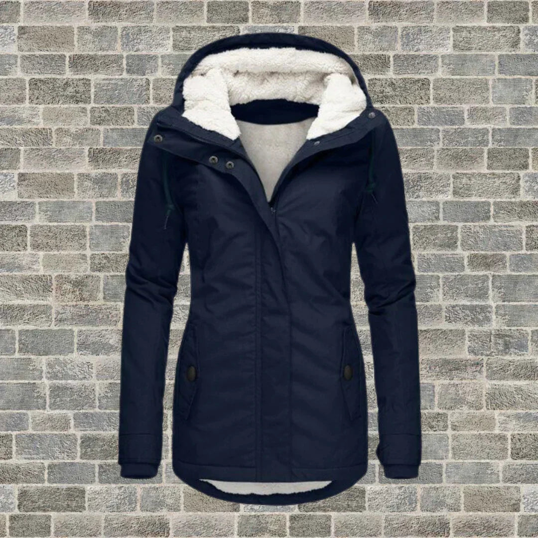Wearclo | Stylish Coat with Hood for Winter and Autumn